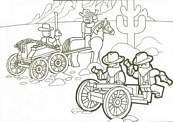 coloriage le sherif et les bandits lego